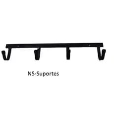 Cabideiro Cabide D Parede Simples P/bolsasroupasbonés40cm 4g