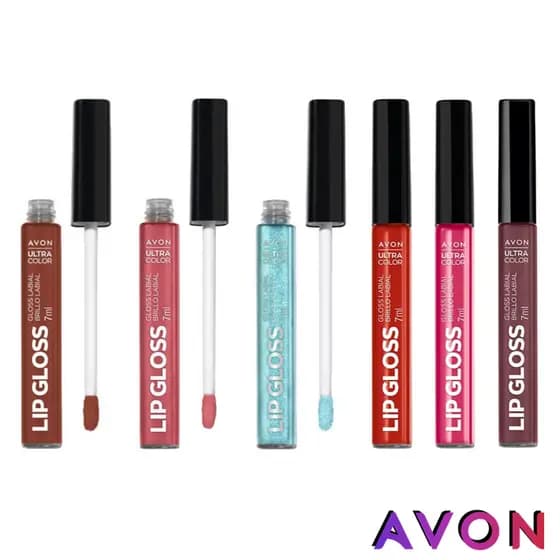 Lip Gloss Labial Avon Ultra Color - 7ml (Acabamento Brilhante - FPS 10)
