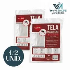 Tela Mosquiteiro Janela 1,5m x 1,8m Com Velcro sem Furos Anti Inseto