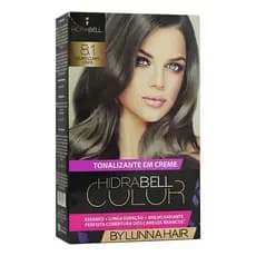 Tonalizante Creme Hidrabell Color - Louro Claro Cinza 8.1 Louro Claro Cinza
