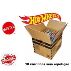 10 Carrinhos Hot Wheels sem repetição