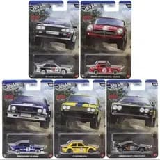 Set C/ 5 Hot Wheels Colecionável Conjunto Carros Rally Racers - Mattel