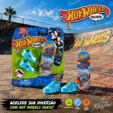 Hot Wheels Skate de Dedo e Tênis (Sortido) - Mattel