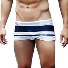 Sunga Boxer Two Lines Grigo Collection