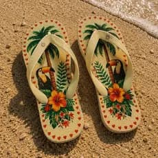 Chinelo Feminino Ideal Para Casa Conforto Premium Havares Tucano Jardim