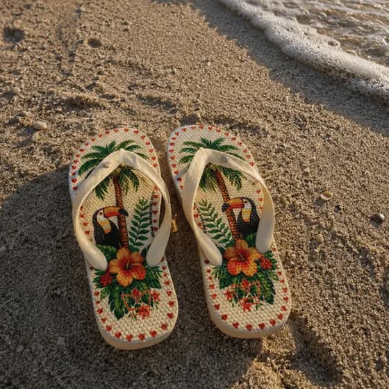 Chinelo Feminino Confortável Dia a Dia Envio Rápido Havares Tucano Jardim