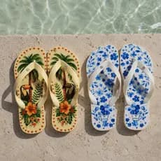 Kit 2 Sandália Chinelo Feminino Havares Estilo Moderno Confortável Tucano Jardim