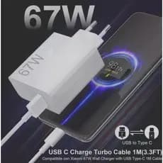 Carregador Turbo Tipo C 67W Pronta Entrega Brasil