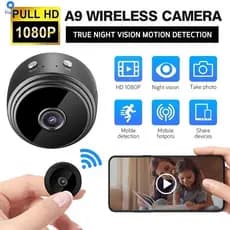Mini Câmera Espiã Sem Fio A9 HD 1080P – Segurança com Wi-Fi, Visão Noturna e Sensor Inteligente
