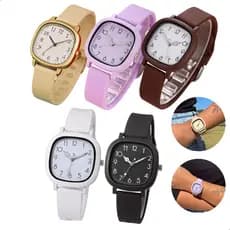 Relógio Feminino Silicone Colors Estilo Conforto Sofisticado