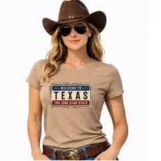 Camiseta Feminina Country Básica Algodão Camisa Feminina Estilosa Leve e Confortável