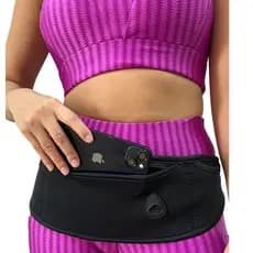 Pochete Esportiva Neoprene Ajustável Corrida Treino Academia Bike