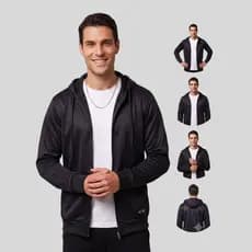 Jaqueta Masculina com Zíper Flanelada Térmica Chimpa Quente