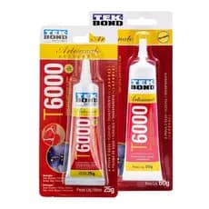 Cola T6000 Tek Bond Multiuso para Artesanato Bijuterias Pedrarias Strass e Reparos