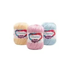 Fio Linha Charme Círculo 396m 150g | 100% Algodão Mercerizado para Crochê, Tricô e Amigurumi | Cores Lisas e Multicolor