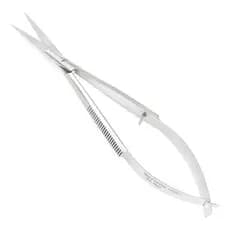 Tesoura Reta Design Sobrancelha Inox Esterilizável Alta Precisão Profissional Dilcintia