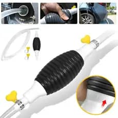 Bomba de Sucção Manual para Transferência Gasolina, Água, Óleo e Etanol - Fácil de Usar