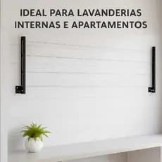 Varal Articulado Retratil QUETO Articulado Dobravel varal lavanderia Varal parede