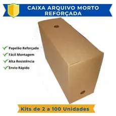 Arquivo Morto Caixa com 5 Unidades