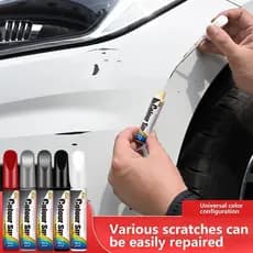 Pintura caneta para reparação de arranhões carro, remoção de retoque automotivo, Universal carros portáteis Branco prata