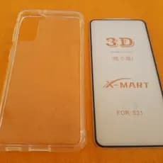 Kit Capa Anti Impacto S21 + Película Vidro 3D Temperado Proteção Completa Capa Case Capinha