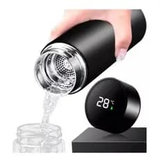 Garrafa Térmica Inteligente Sensor Digital Led Café Água Quente e Fria