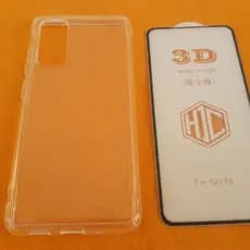Kit Capa Anti Impacto S20 FE + Película Vidro 3D Temperado Proteção Completa Capa Case Capinha