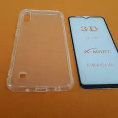 Kit Capa Anti Impacto A10 + Película Vidro 3D Temperado Proteção Completa Capa Case Capinha