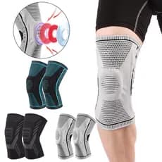 1 Peça De Silicone Respirável Suporte De Joelho Antiderrapante Anti-Colisão Correndo Basquete Fitness Joelheira