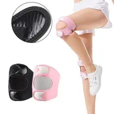 Esportes Silicone Respirável Joelheira Compressão Absorção De Choque Pular Corda Ciclismo Joelho Suporte