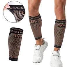 Esporte Malha Cobre Perna Guarda Pressão Antiderrapante Resistente Ao Desgaste Ciclismo Basquete Envoltório Bezerro Supo