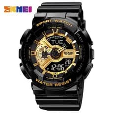 SKMEI 1688 Homens Mulheres Dual Display Relógio Estudante Clássico À Prova D'água Digital Sports Watch Casal Eletrônico