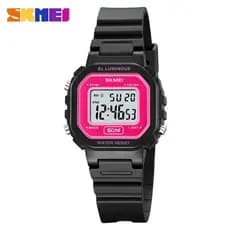SKMEI 2326 Esporte Frescura Relógio Feminino Crono Casual 5Bar À Prova Dwaterproof Água Digital Relógios De Pulso Contagem Regressiva Alarme Data Automática