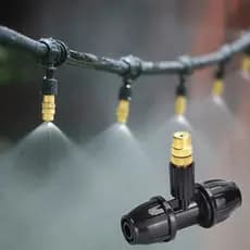 Sistema De Irrigação Automática Bico Atomizador Doméstico De Plantas Pulverizador De Poeira Temporizador De Jardinagem