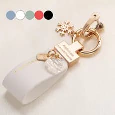 Chaveiro De Couro Cristal Anti-Perda Luxuoso Feminino Masculino Prata Ouro Fivela De Carro Porta-Chaves Número De Telefone Tag Jóias Diamante