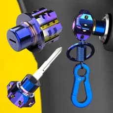 Universal Motorcycle CNC Modified Key Cover Bit Chave Hexagon Tip Vários Chaveiros Decorativos Porta-Chaves De Motocicleta