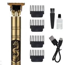 Máquina De Cortar Cabelo Para Barba Masculina Designer Elétrico Profissional Premium