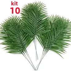 Kit 10 Planta Artificial  Para Decorar Jardins, Folhagens Artificiais Para Decoração