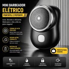 Mini Barbeador EléTrico PortáTil À Prova D'áGua TIPO-C Aparador De Barba De Bolso Promoção
