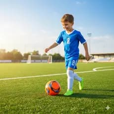Bola Couro Futebol Resistente e Super Divertida Ideal para Campo, Praia, Parque e Escola