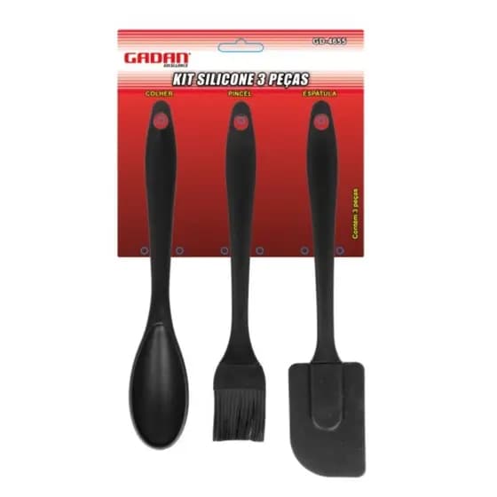KIT Para Cozinha SILICONE 3 PEÇAS