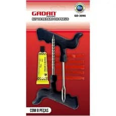 KIT REPARO MACARRÃO DE PNEU AUTOMOTIVO C/ 8 PCS - GADAN