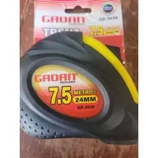 Trena 7,5m Profissional 24mm Emborrachada Fita Métrica Reforçada Construção Ferramenta Resistente
