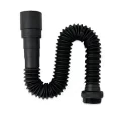 Sifão Universal Sanfonado 70x4cm Preto de Plástico