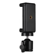 Kit Cabeça De Bola + Suporte Celular 360 P/ Tripé Rosca 1/4