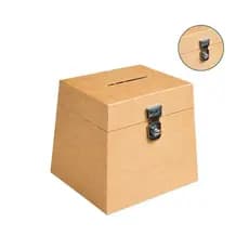 Urna MDF 24x24x26 6mm Caixa para Sorteios Eventos Votação e Campanhas