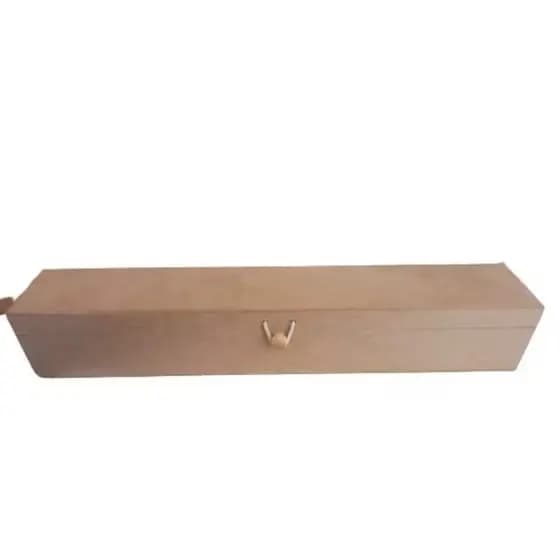 Mdf Caixa para agulha /vela/faca 40x7x4 6mm kit com 8 unidades