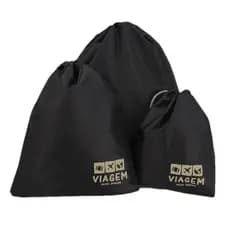 Kit Organizador de Malas para Viagem com 3 Peças Jacki Design