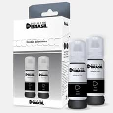 Dual Pack Bulk Ink do Brasil Preto Impressoras L3110 L3150 L3210 L3250