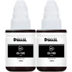 Kit 2 Tintas Para Canon G3110 G3111 G4100 G4110 G4111 G2100 Gi-190